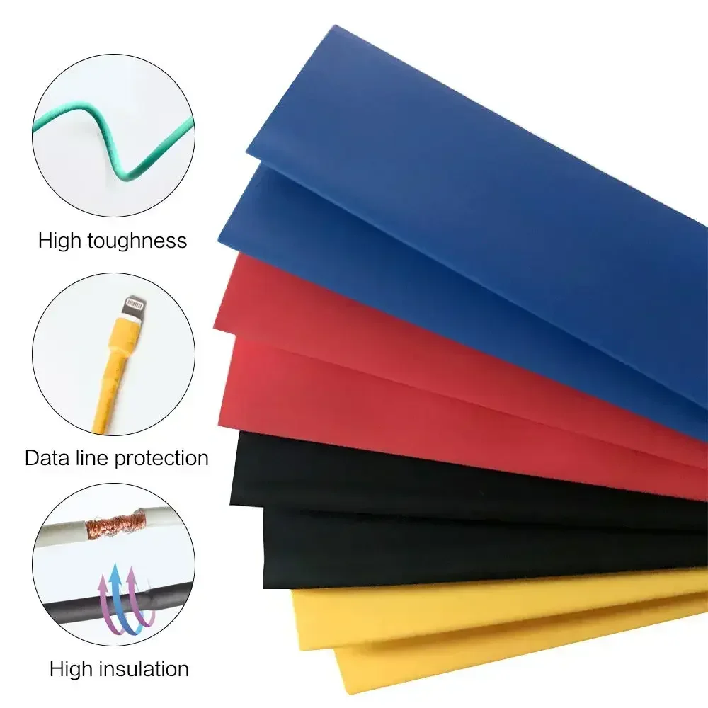 150-750PCS Heat-shrink Tube Thermoresistant  2:1 Heat Shrink Wrapping Kit Electrical Connection Wire Cable Insulation Sleeves