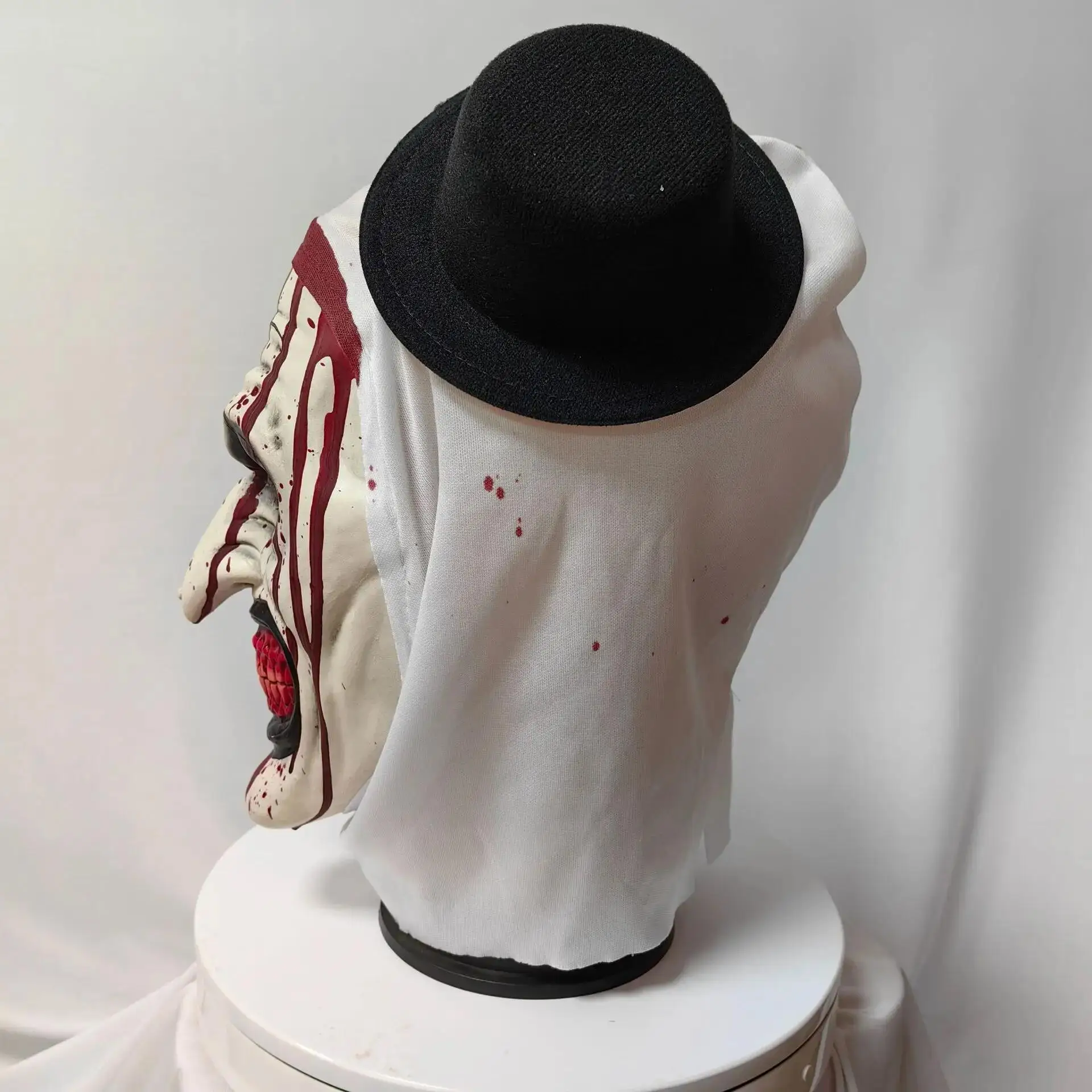 ตลก Terrifier 3 หน้ากากคอสเพลย์ Art Clown Soft Latex Joker Party หน้ากาก XMAS Ball Props Terrifier หน้ากากเครื่องแต่งกายผู้ใหญ่หนึ่งขนาด
