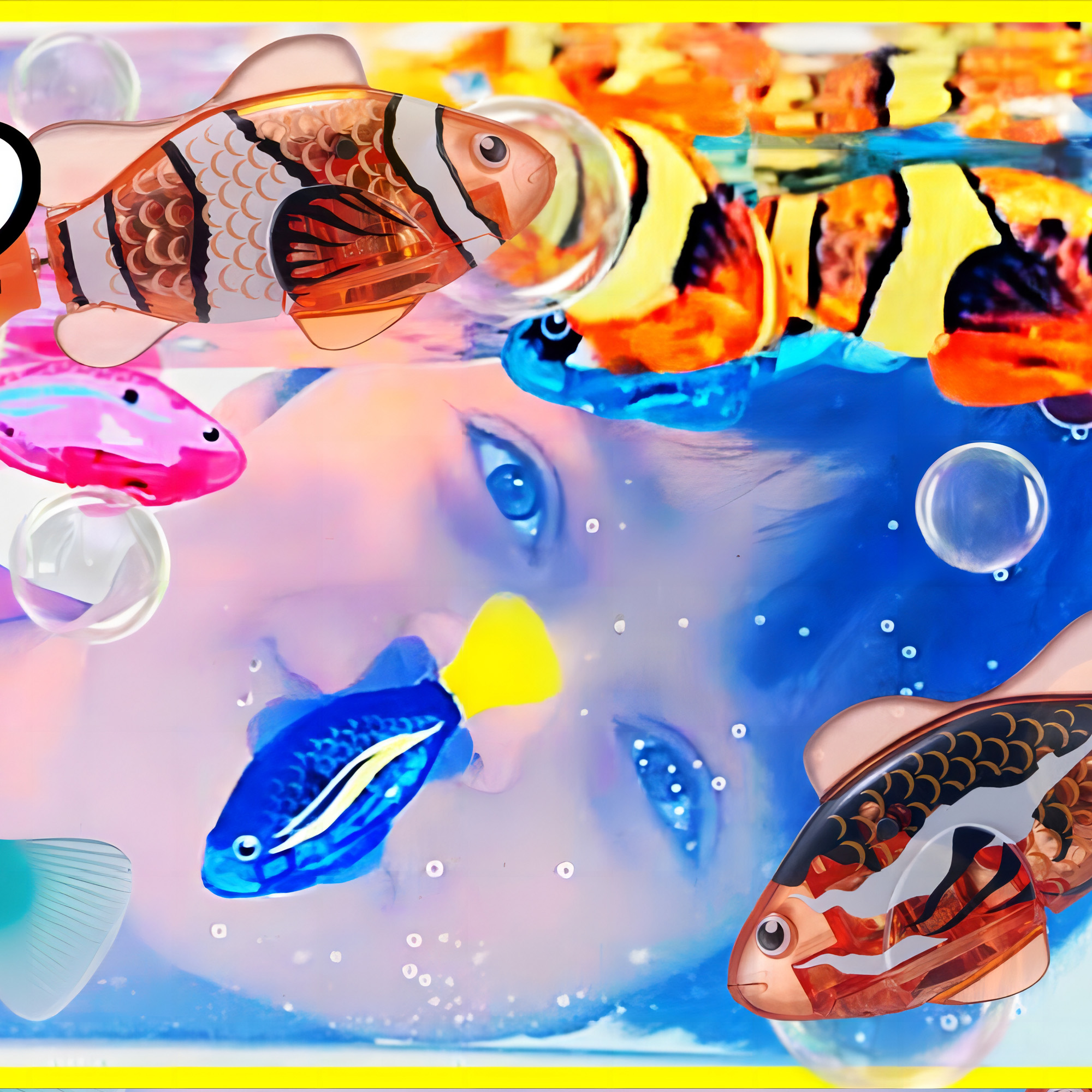 Brinquedo eletrônico dos peixes da nadada engraçada ativado a pilhas do animal de estimação para o tanque de pesca que decora peixes de natação