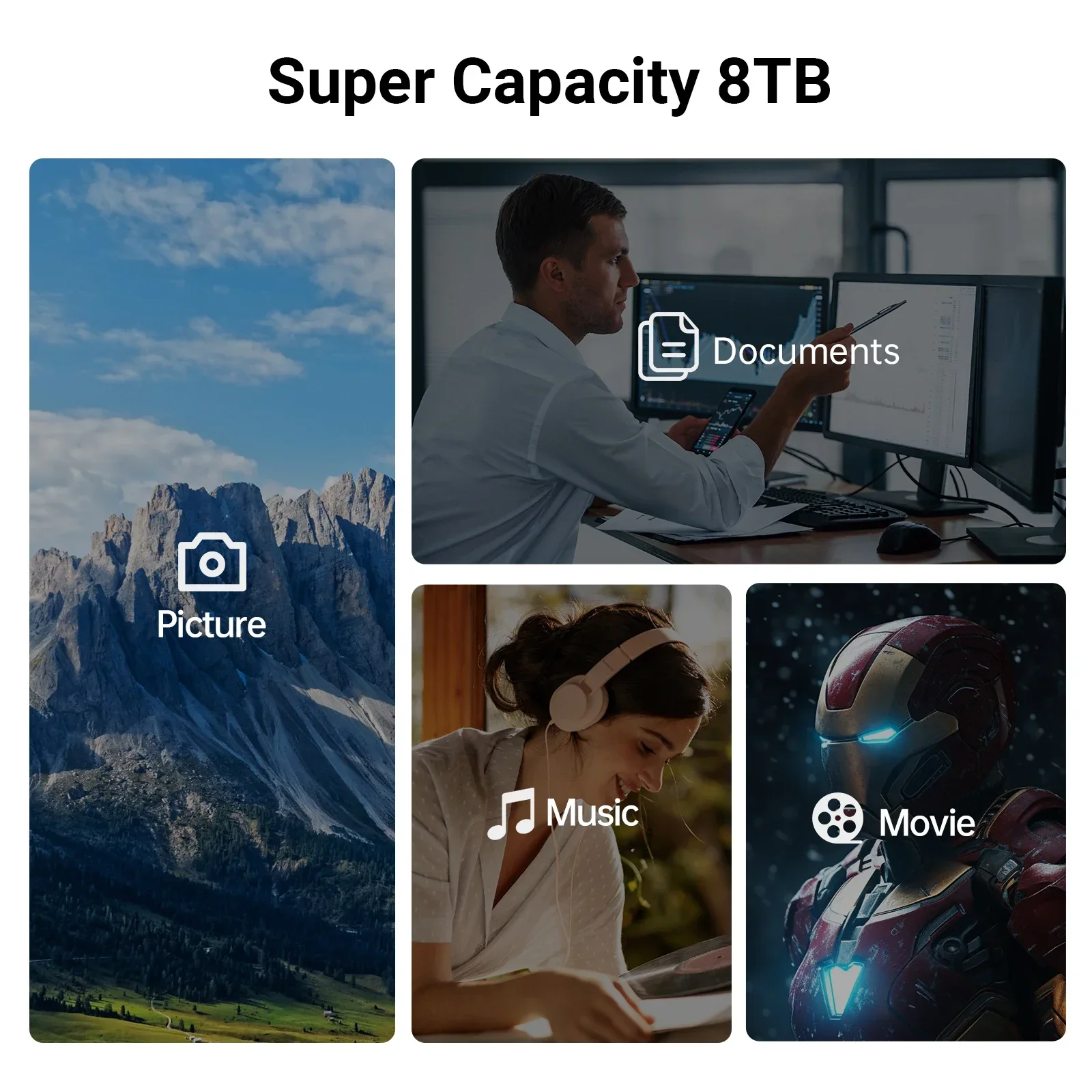 Acasis Thunderbolt 3 Di Động Kèm M.2 NVME SSD SSD Laptop Máy Tính Để Bàn Bên Ngoài Vỏ Loại C 40Gbps Cao tốc Độ