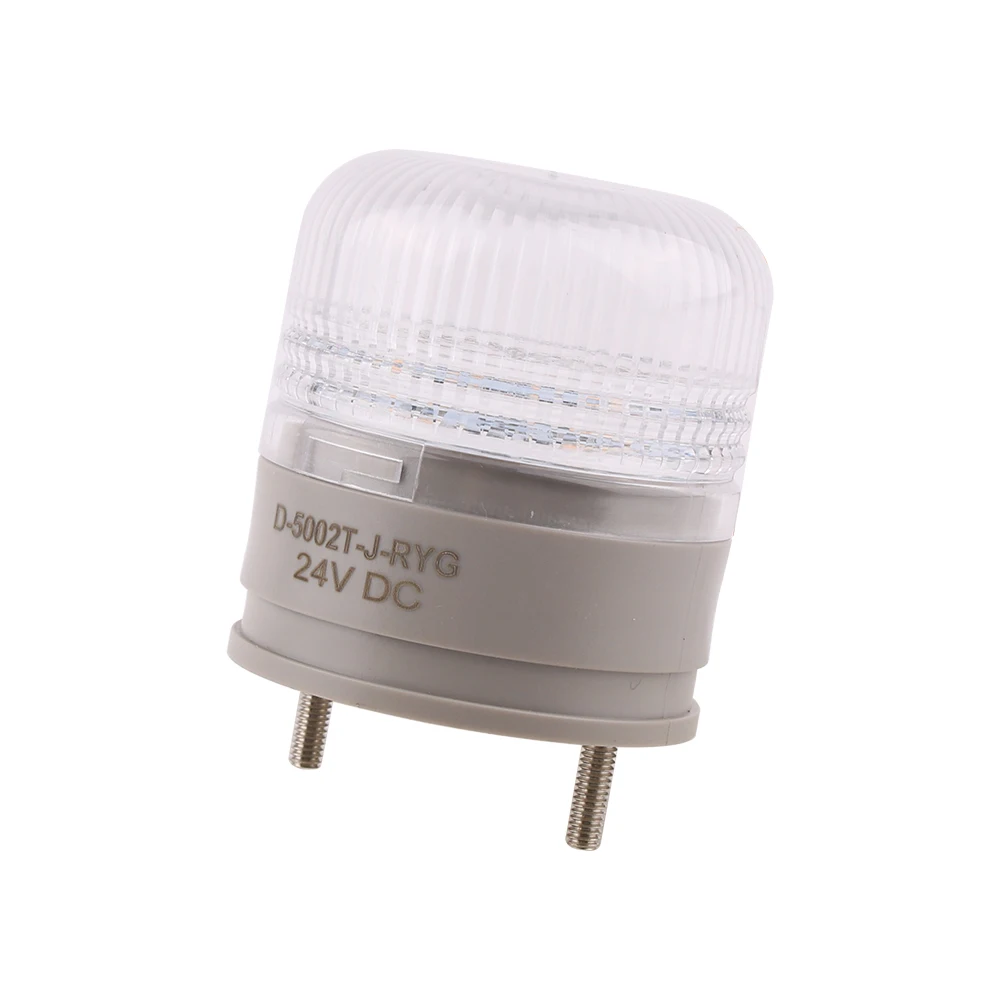 Rot Gelb Grün 3in1 Blinkendes Signalwarnlicht DC12V24V LED-Anzeigelampe mit Summer / Kein Ton Kleines Sicherheitsalarmlicht