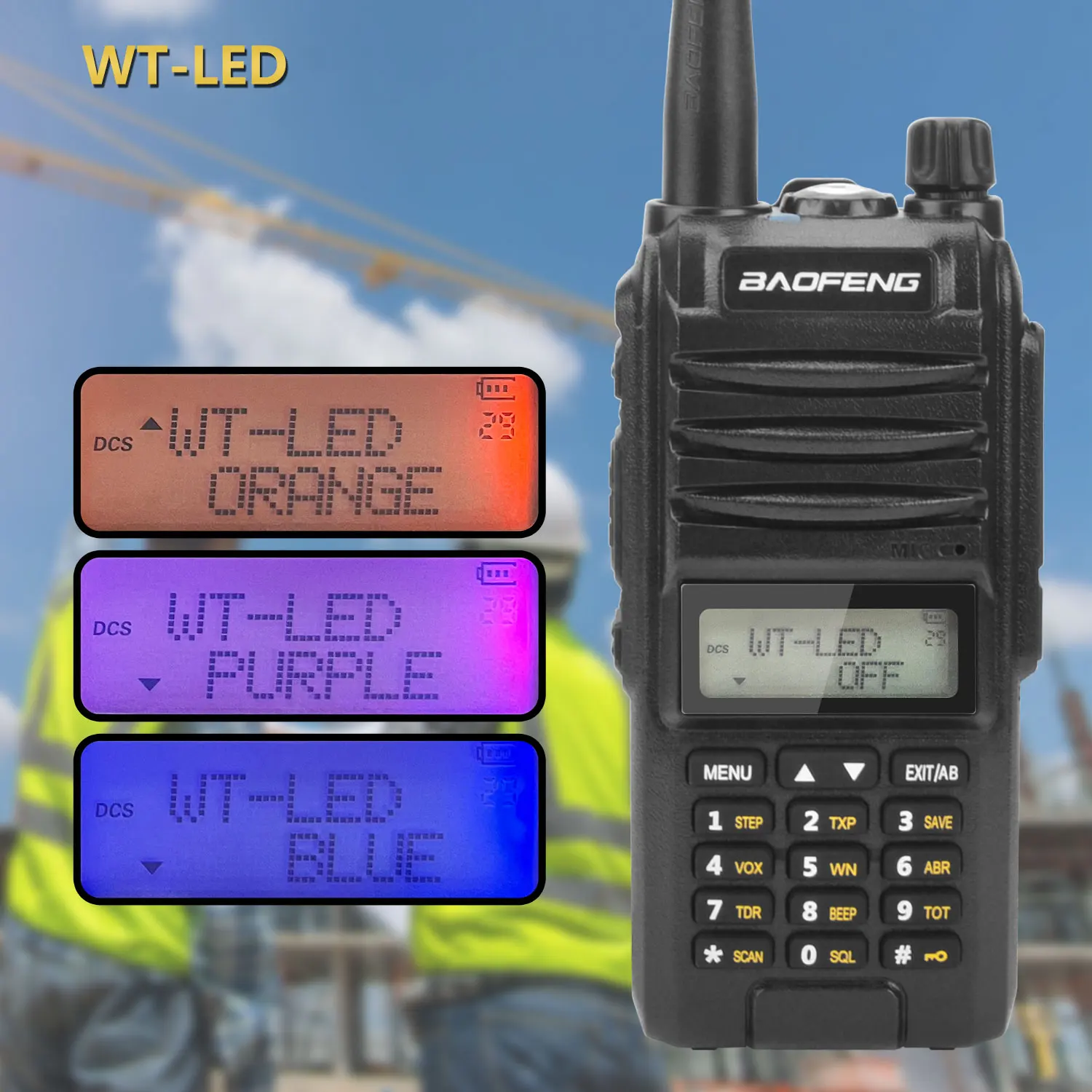 BAOFENG BF-A58S Walkie Talkie Tri-band 136-174MHz200-260MHz 400-520MHz 128Ch FM VOX Roger Beep Portable Two Way Radio