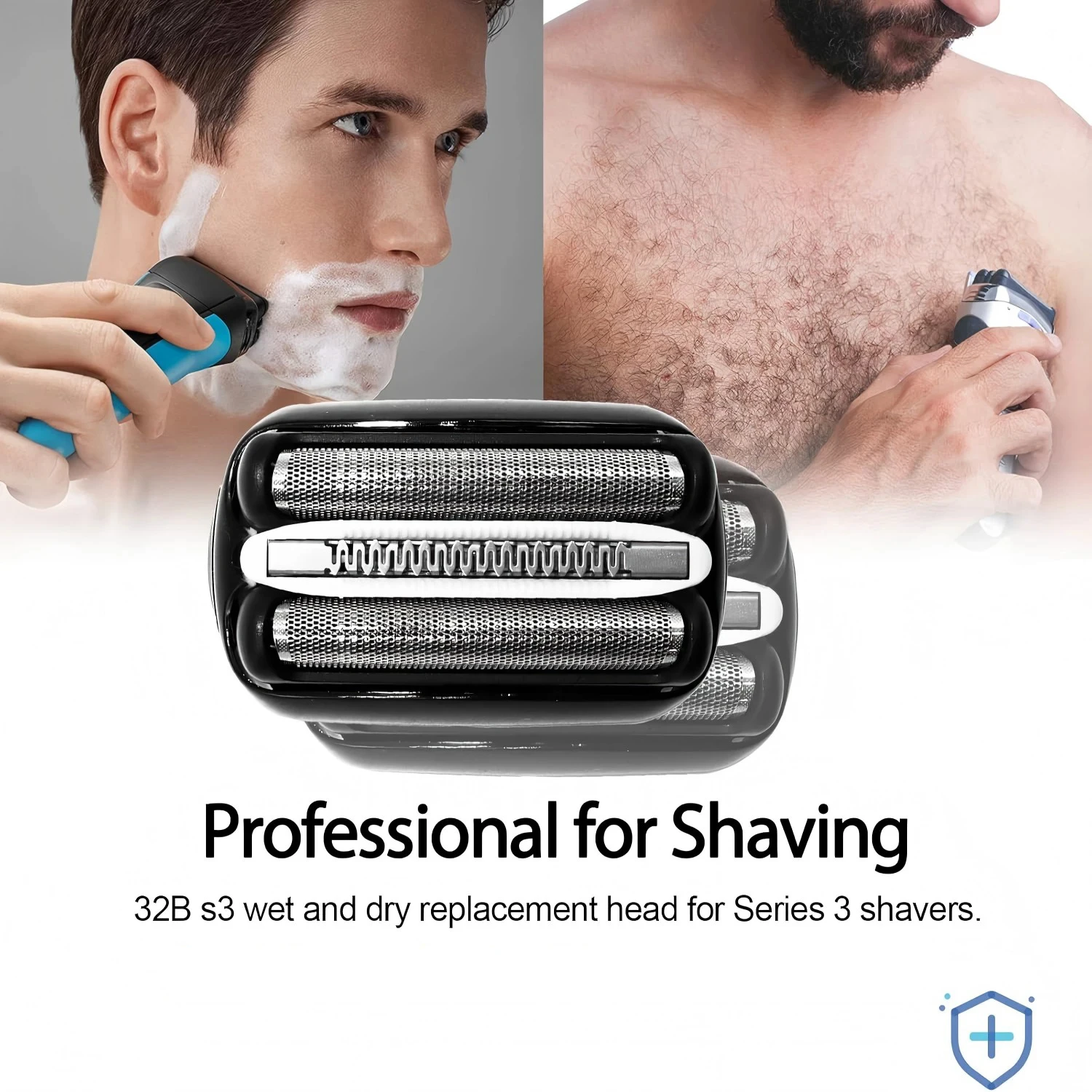 ใบมีดโกนหนวดอะไหล่ รุ่น 32B ใช้ได้กับเครื่องโกนหนวด Braun ซีรีส์ 3 รุ่น 300S / 301S / 310S