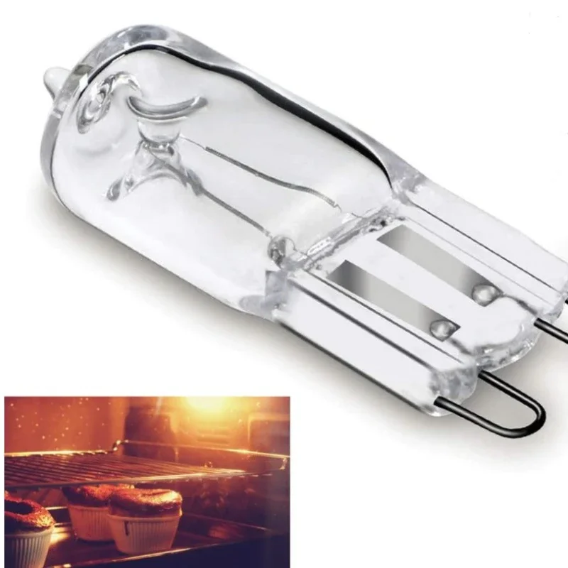 Hot 10/20/25/40W G9 Oven Light High Temperature Resistant 110V/220V Halogen Bulb Lamp for Refrigerators Ovens Fans