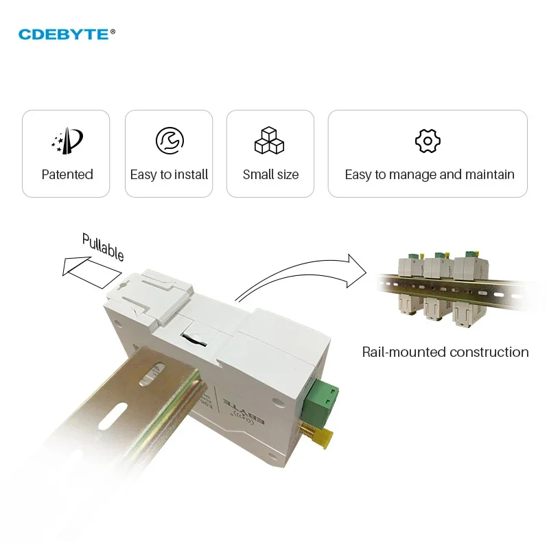LoRa Spread Spectrum Modem 30 dBm 433 MHz E95-DTU(433L30-485)-V8 Wireless Transceiver Hervorragende Anti-Interferenz-Leistung