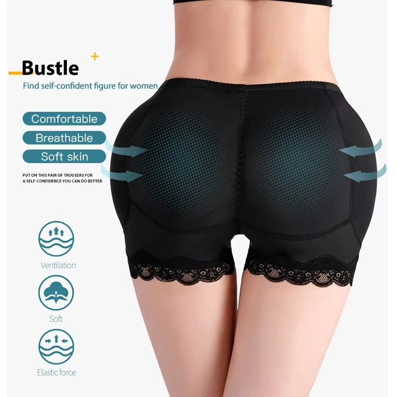 Body Shaper Ondergoed Met Heupen Pads Filler Sexy Butt Lifter Enhancer Controle Slipje Buik Glad Shapewear Nep Bil Plus