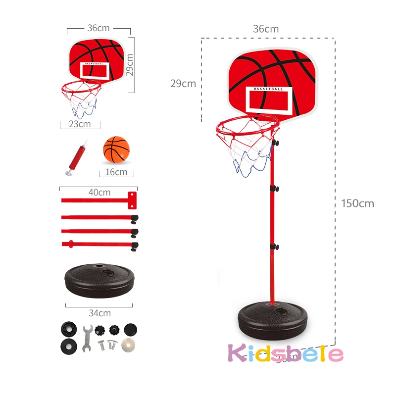 Aro de basquete ajustável para crianças, 63-150cm, rack para crianças, bebê, bola interna e externa, esporte, aro, brinquedo para crianças