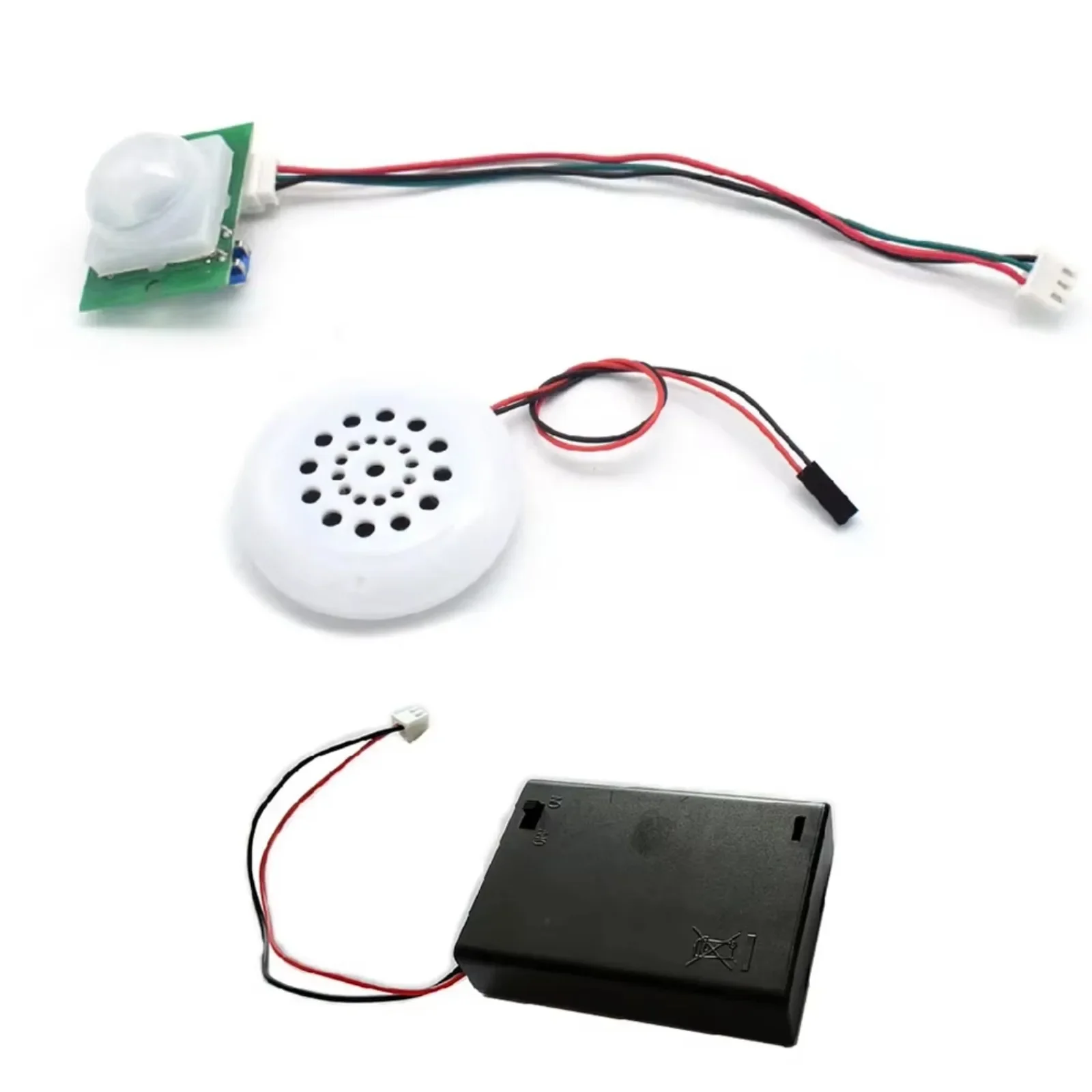 Kit de reprodução de voz de música mp3, módulo de gravação de som com sensor infravermelho pir, suporte para download usb, cartão tf, loja diy, welcomer