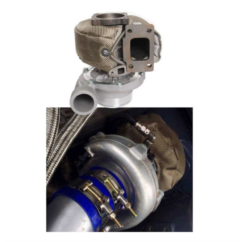 ターボブランケットキャップヒートシールドバリア 1800 度ヒートカバー充電器チタンアクセサリーラップ保護レーシング T25 T3 T4 T6