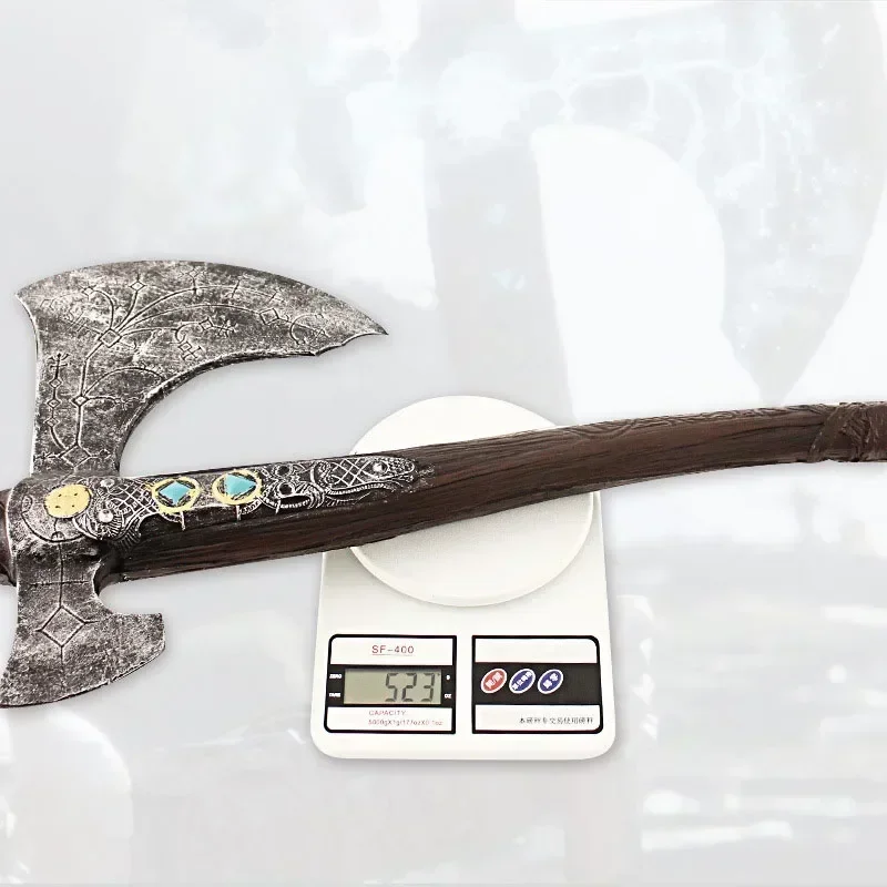 93cm God of War Leviathan Axe Kratos Weapon Model Pu Game God of War: Ragnarok Axe Samurai Weapon Model Gift Toys for Boys Kid