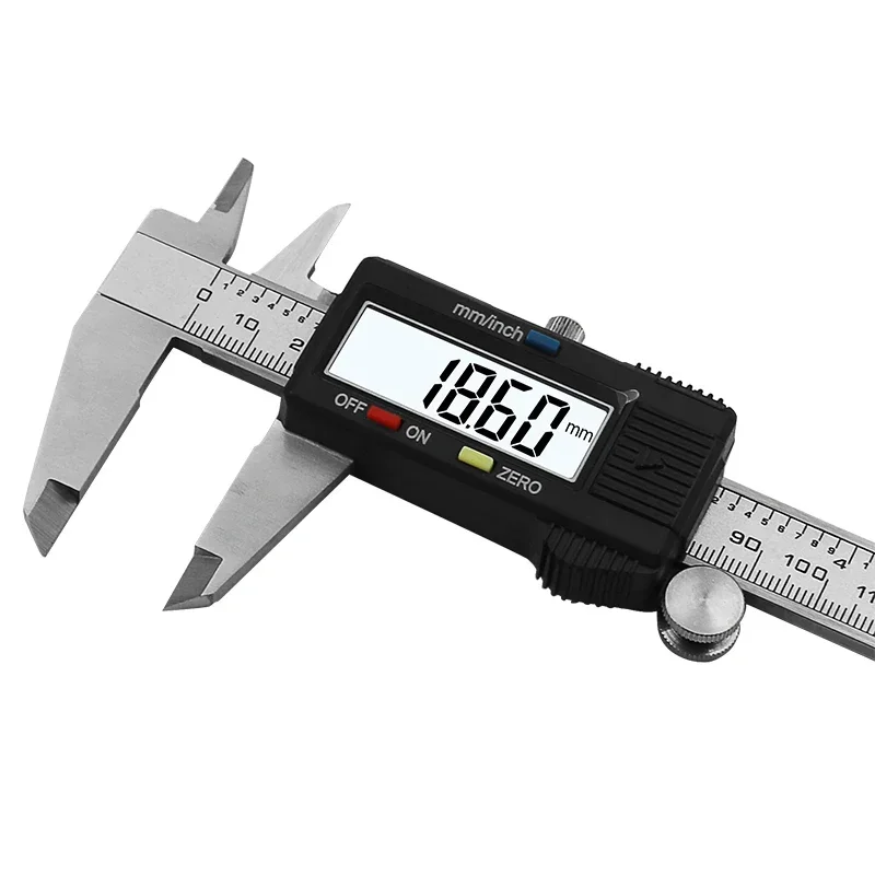 Messwerkzeug Edelstahl Digitaler Messschieber 6 "150 mm Messschieber Paquimetro Messgerät Messschieber Lineal