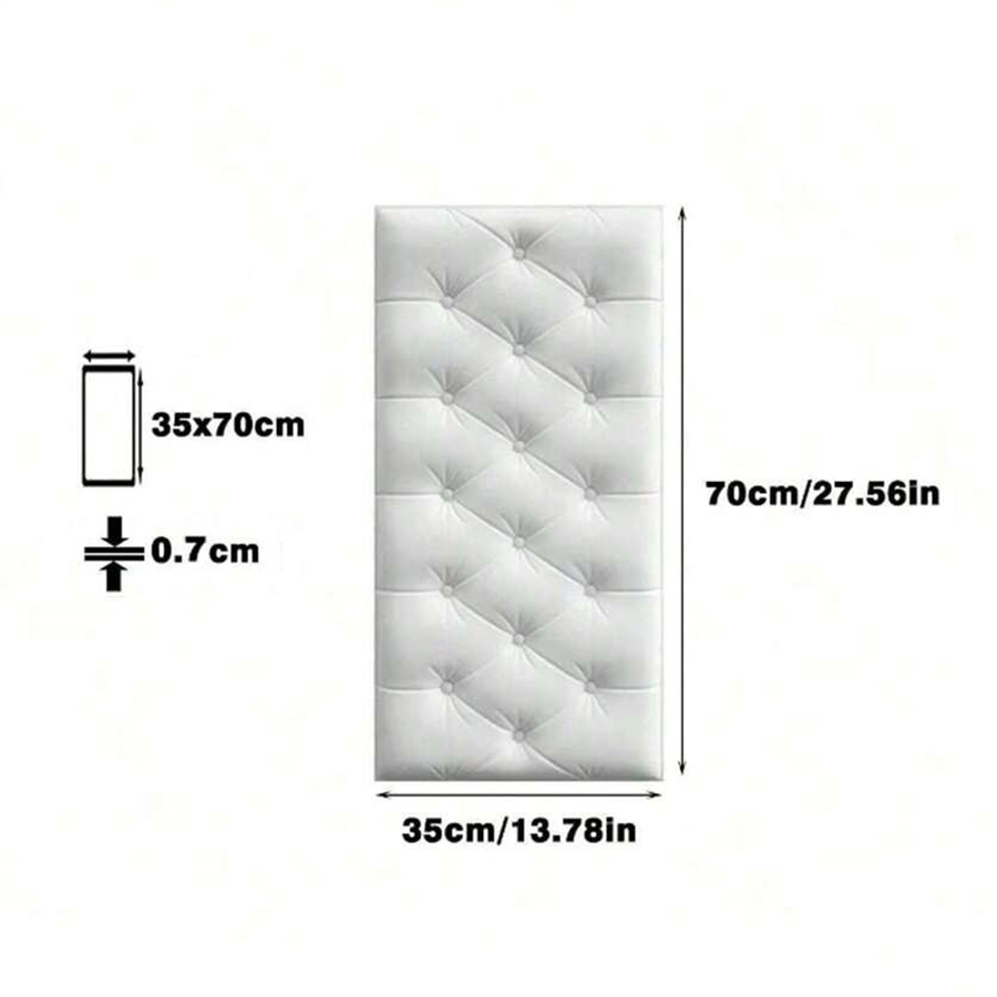 Adesivos de parede 3d papel de parede auto-adesivo engrossar tatami anti-colisão tapete de parede almofada crianças quarto sala de estar almofada de espuma macia