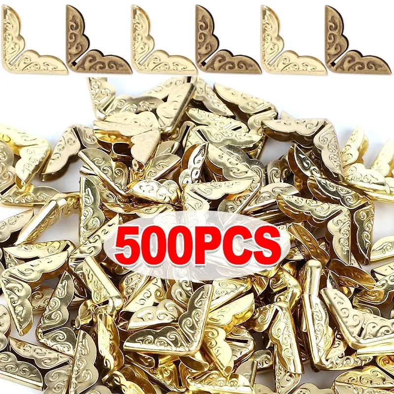500/50x защитные уголки для фотографий, альбомы, меню, книги, папки, края для скрапбукинга, металлические углы, украшения, поделки, офисные принадлежности
