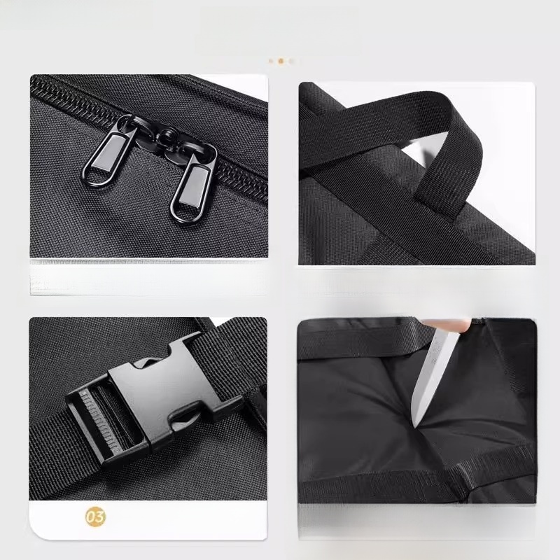 Bolsa de Viagem ande em Tecido Ox para Viagens Aéreas Mudança para o Exterior Organizador de Armazenamento à Prova d'Água