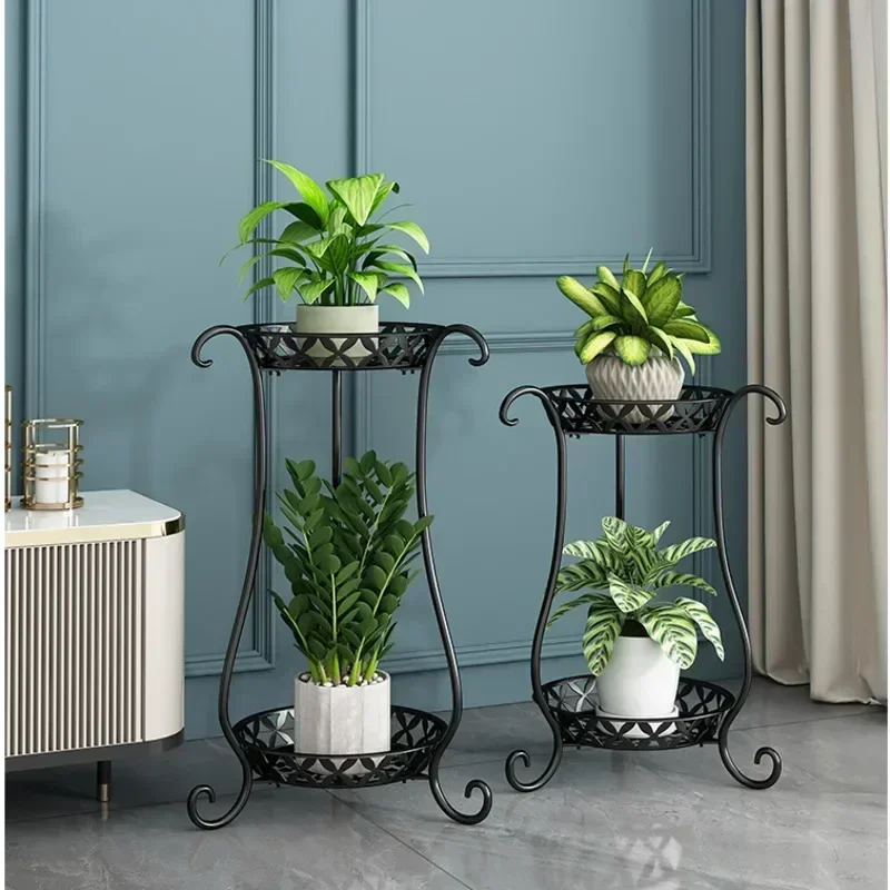 Multilayers Green Pineapple Storage Shelf, Iron, Hollowed-out Flower Rack, Scene Versatile , Garden Stand  Indoor