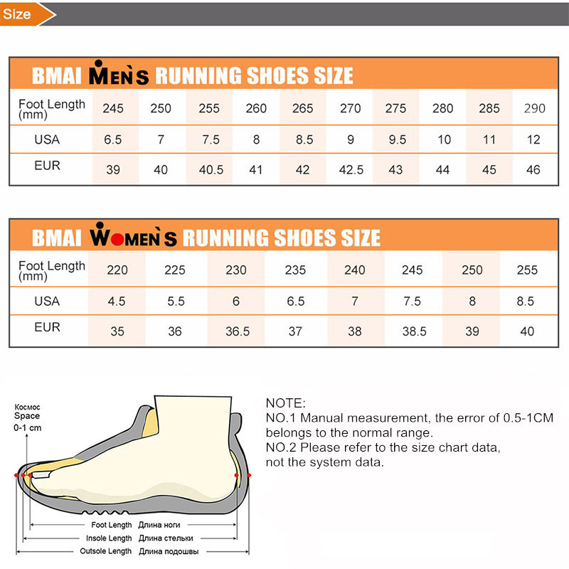 BMAI Marathon Laufschuhe für Männer Atmungs Weiß Professionelle Turnschuhe Dämpfung Luxus Designer Sport Trainer Tenis Mens