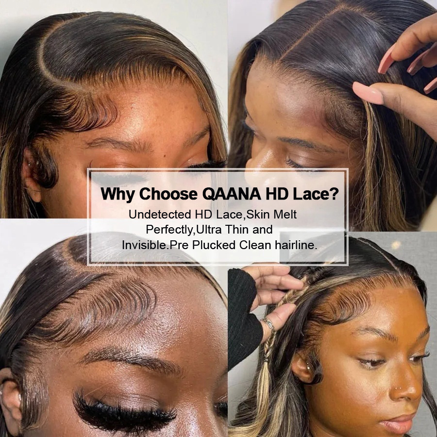 ボディウェーブレースウィッグ,ブラジルの人間の髪の毛,陰影のあるブロンド,13x4,密度200,1b,27