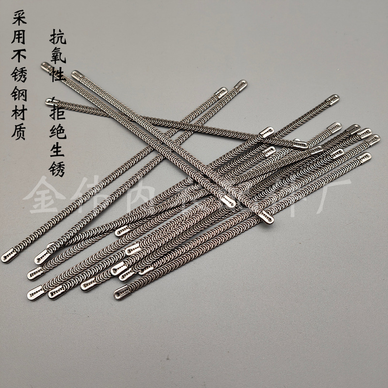 Vestido de casamento de osso de aço inoxidável, 10 peças, acessórios de modelagem corporal, escama de peixe