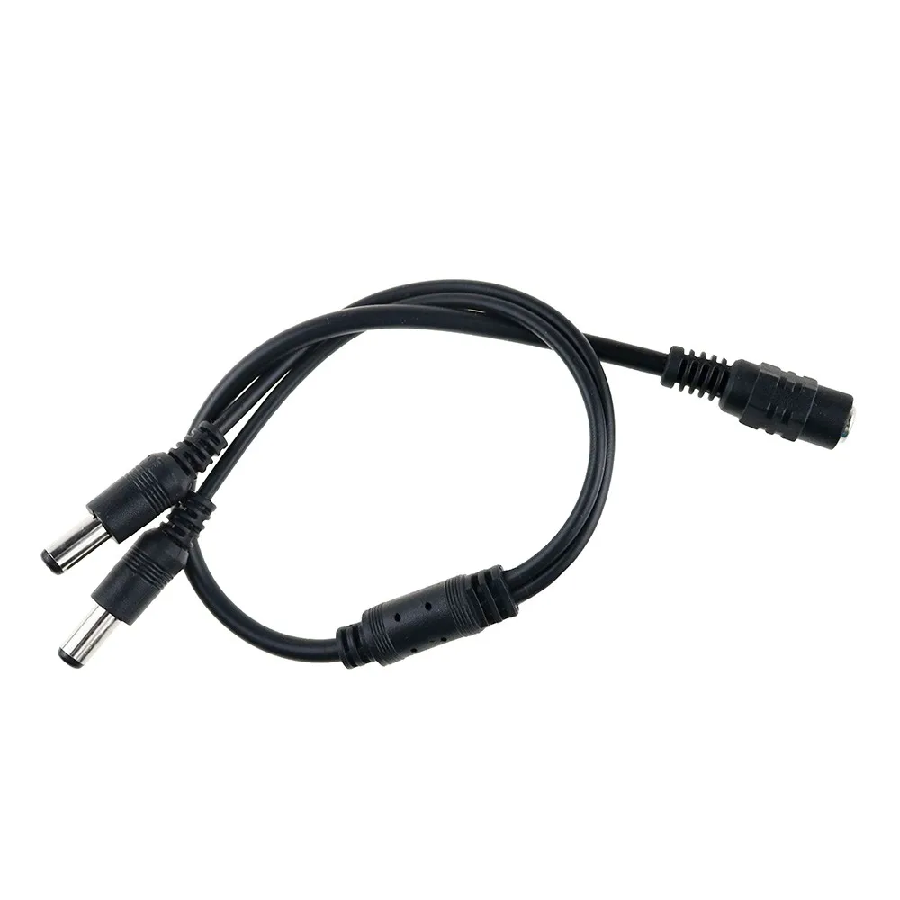 Gniazdo zasilania DC 5,5x2,1 mm Kabel zasilający DC 1 żeński na 2,3,4,5,6,8 męski Adapter rozgałęźnika wtyczki do kamery bezpieczeństwa CCTV i taśmy LED
