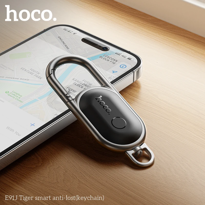 HOCO E91J Smart Anti-lost брелок Airtag трекер для автомобильных ключей рабочая база на Apple IOS Find My Network мини-металлоискатель локатор