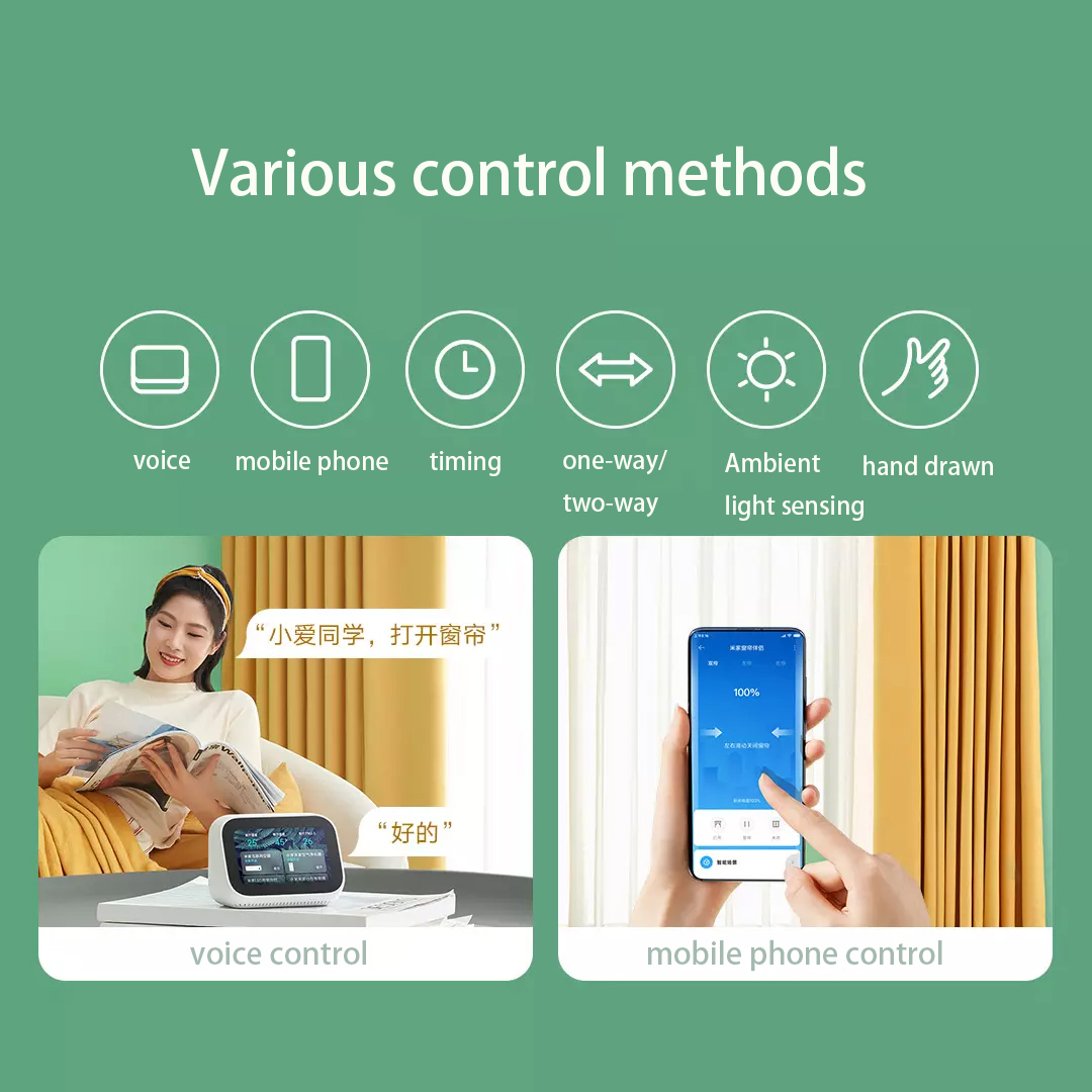 Xiaomi Mijia Smart Rèm Thoại Điều Khiển Điện Màn Robot Mijia Ứng Dụng Điều Khiển Hẹn Giờ Thiết Lập Lưới Thông Minh Liên Kết