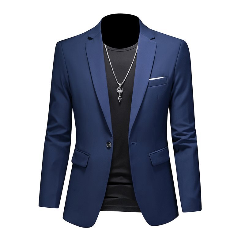 Plus Size 6XL-M Spring Men Solid Suit Jackets Casual Business Formal Blazer Jacket Fashion Mens Formal Wedding Party Blazers