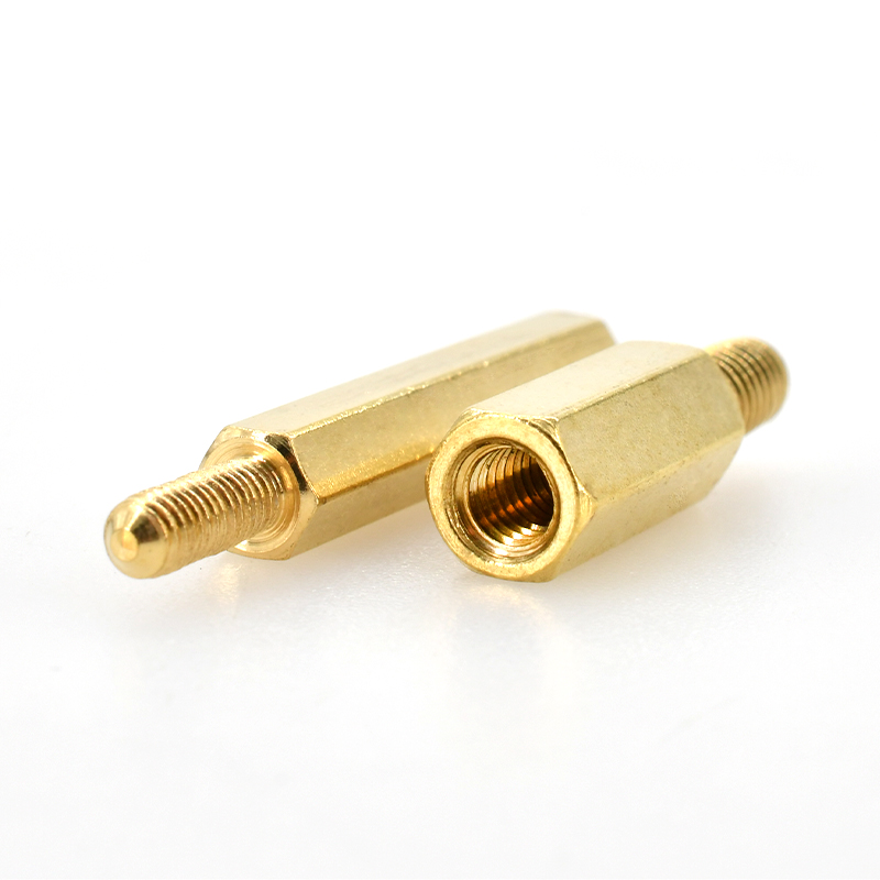 Hex Brass Male Female Motherboard Standoff Copper Mount M2 M2.5 M3 M4 Board Rack Stud Threaded Pillar PCB Column Spacer Screw