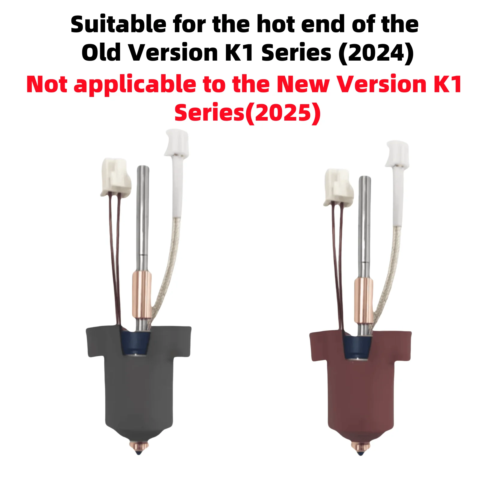 Bico de troca rápida Creality 0,4 mm 1 peça para K1 Max K1C Ender-3 V3 Bico de aço endurecido Impressão de alta velocidade atualizada