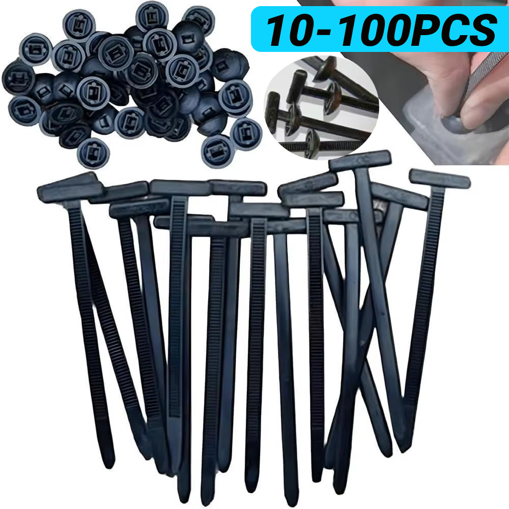 Bridas de nailon para cables, bridas autoblocantes de alta resistencia, correa de sujeción para guardabarros, protectores de motor y fijación DIY