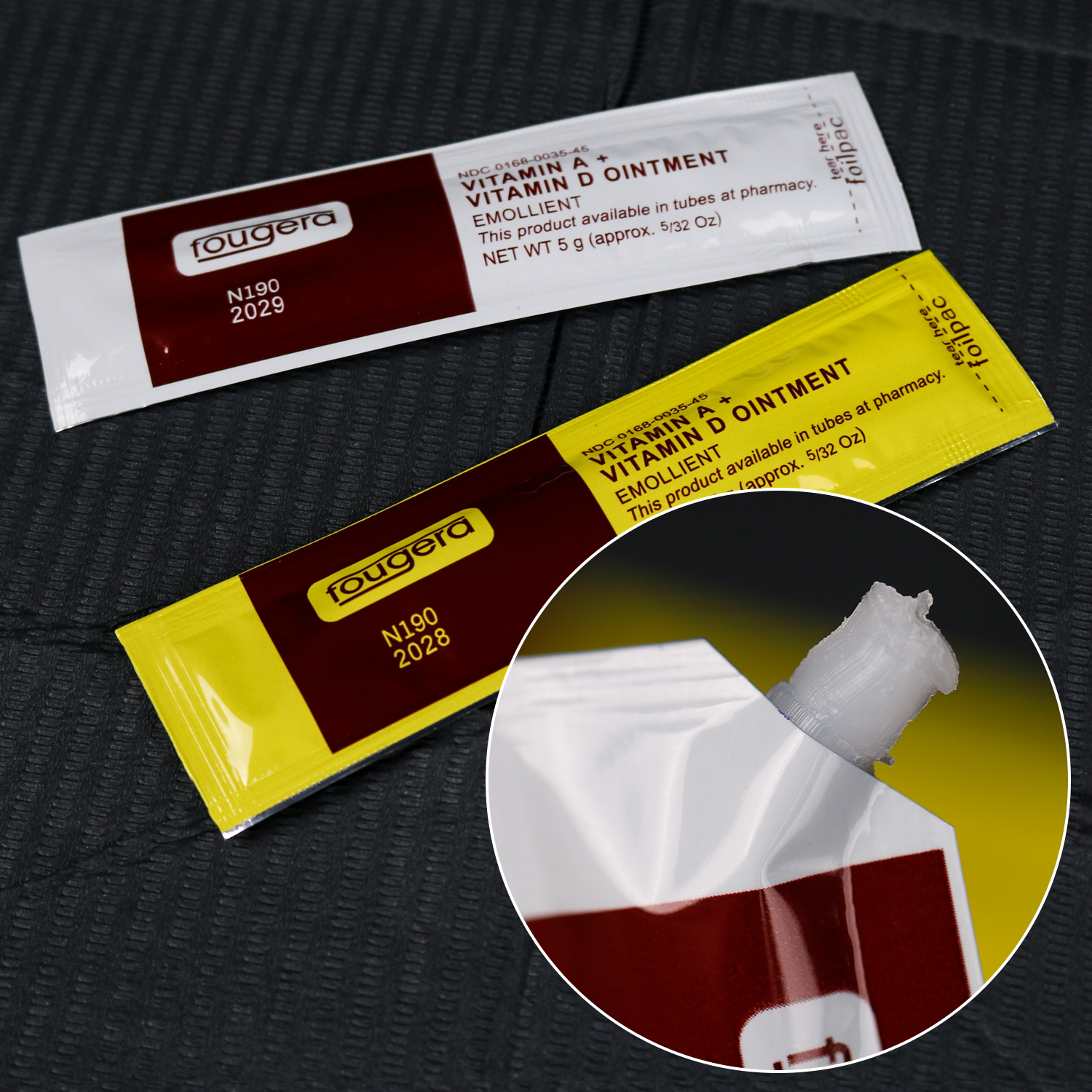 1/10/20/30/40/50/100 pçs creme de cuidados posteriores de tatuagem a & d fougera vitamina pomada anti cicatriz maquiagem permanente reparação gel tatuagem supplie