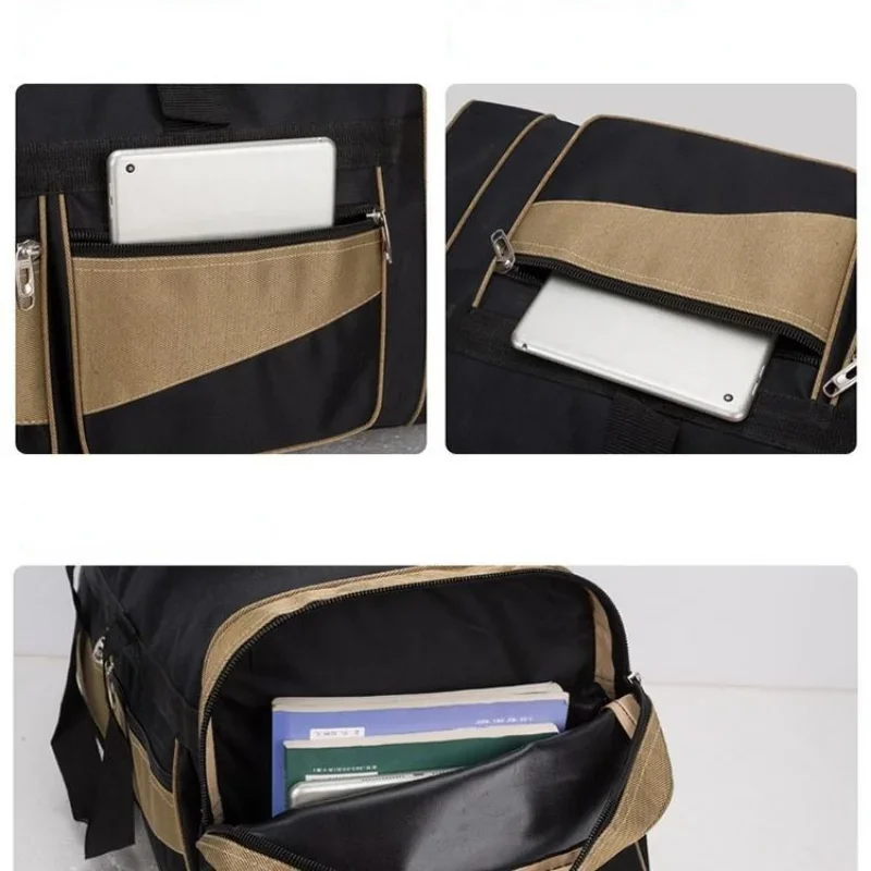 大容量メンズトラベルバッグ防水ビッグダッフルバッグ女性のためのオックスフォード週末旅行手荷物パッキング収納袋 bolsos