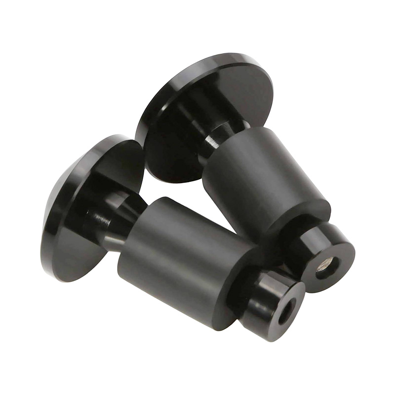 Motocicleta lidar com barra de peso final guiador apertos tampa universal modificação da motocicleta lidar com proteção plug acessórios metal