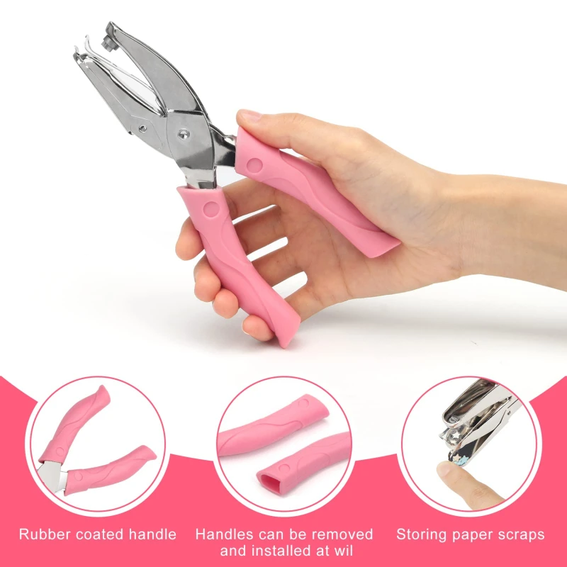 Śliczny dziurkacz z pojedynczym otworem Scrapbooking papierowe ubrania dziurkacze gwiazda serce okrągły dziurkacz DIY Craft kształt Cutter Perforator 2024