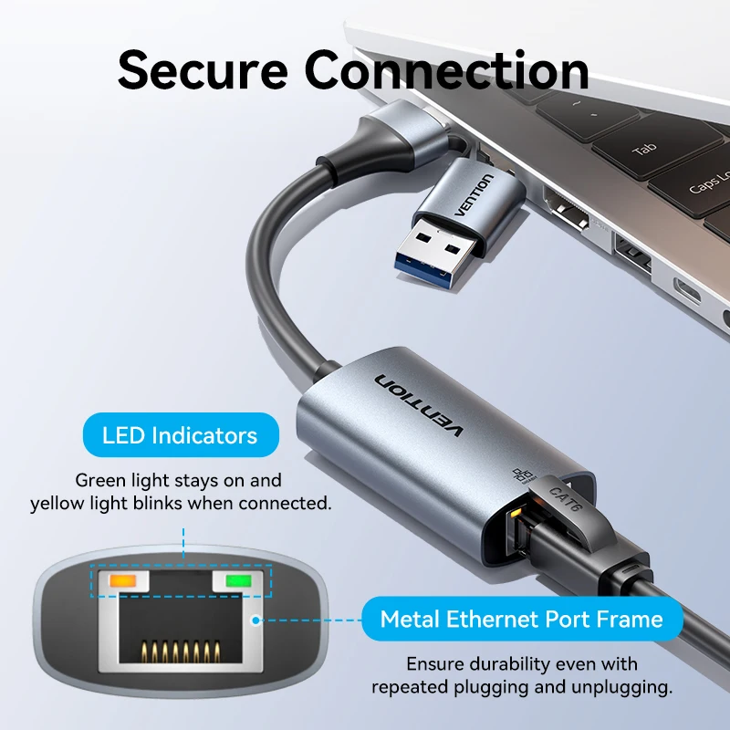 Венеция Новый! 1000 Мбит/с USB A C RJ45 Сетевая карта USB Lan RJ45 Ethernet-адаптер для ноутбука MacBook Xiaomi Switch Windows USB Lan