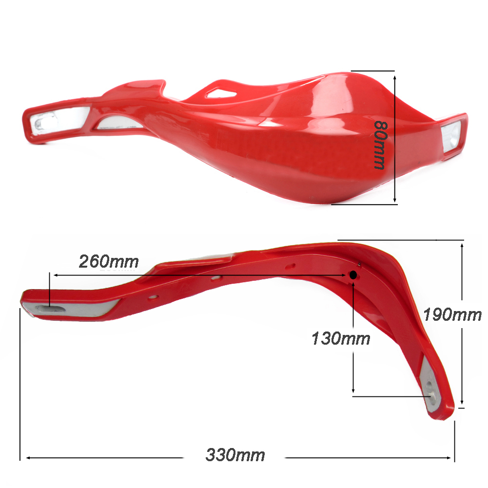 KTM 혼다 야마하 YZ 스즈키 피트 더트 바이크용 오토바이 핸드 가드 핸들 바 보호 보호대, 22mm 28mm