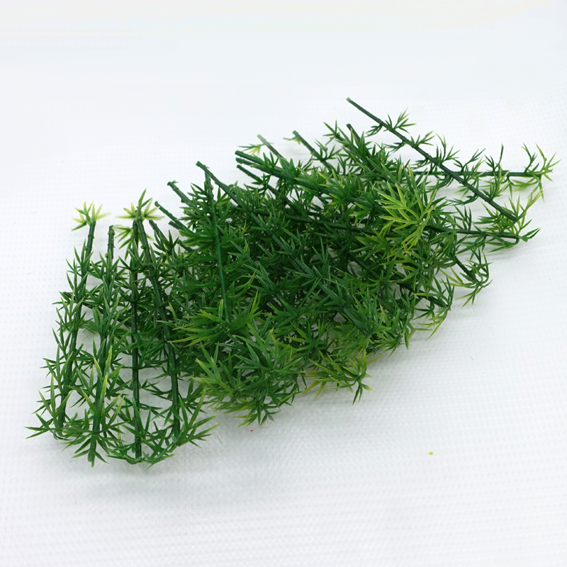 20 stücke Kunststoff Miniatur Modell Baum Bambus Zug Eisenbahn Layout Sand Tabelle Decor Zubehör Spielzeug Hobbies Dioramen 9-12cm Gemischt