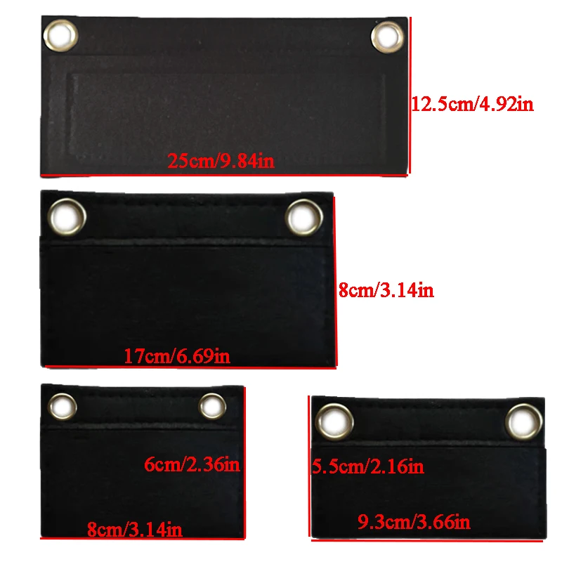 Envelope Bag Felt Wallet Liner Card Package Internal Layer Retrofitted Crossbody Bag Chain Inner Container Bag Insert Organzier