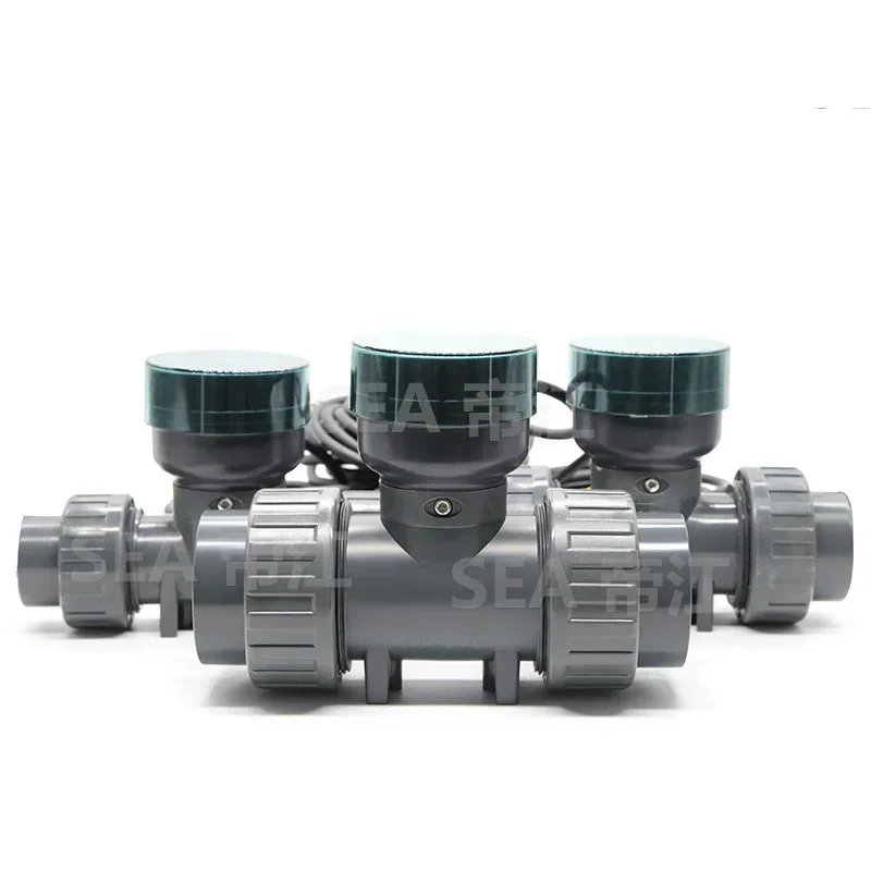 China Ultrasonic Wired PVC DN32 Intelligent LCD Water Meter 485 Signal Remote Transmission Display And Control The Flow 40-460L