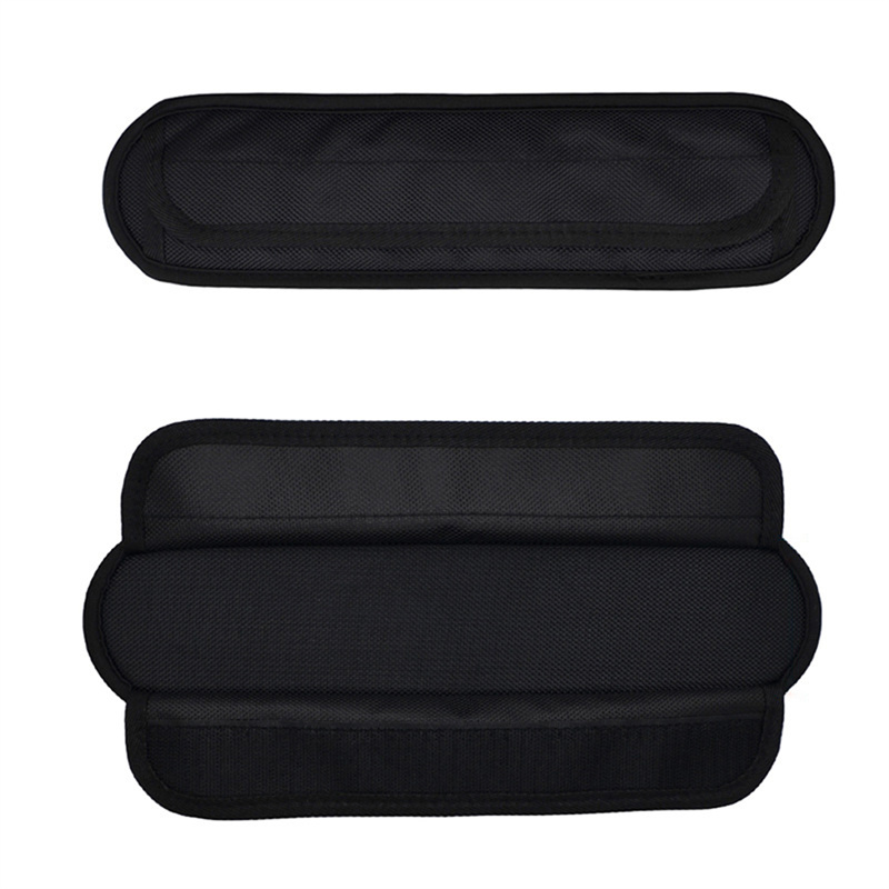 Hombrera reductora de peso negra, mochila doble, reductora de estrés, mochila escolar reductora de peso más ancha, correa para el hombro