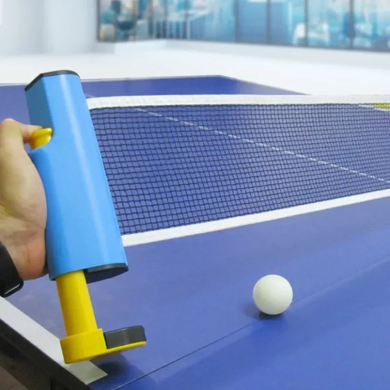 2024 rede de tênis de mesa quente em qualquer lugar rack retrátil esportes substituição ping pong post net equipamentos acessórios exercício