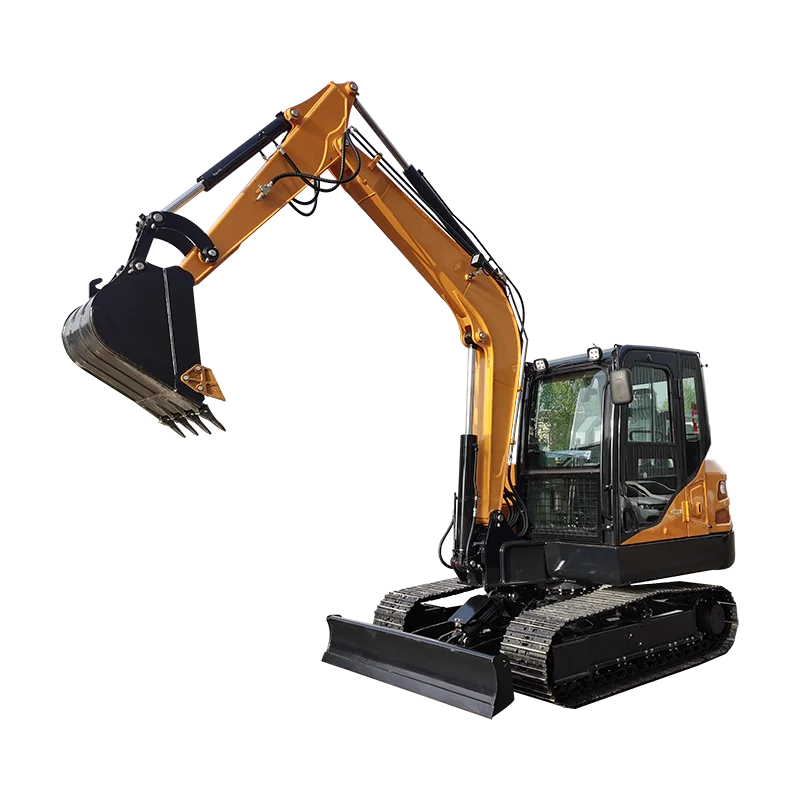 Mini excavadora OKW906, excavadora personalizada de fábrica de China con excavadora de orugas hidráulica diésel de cabina para el hogar y la construcción
