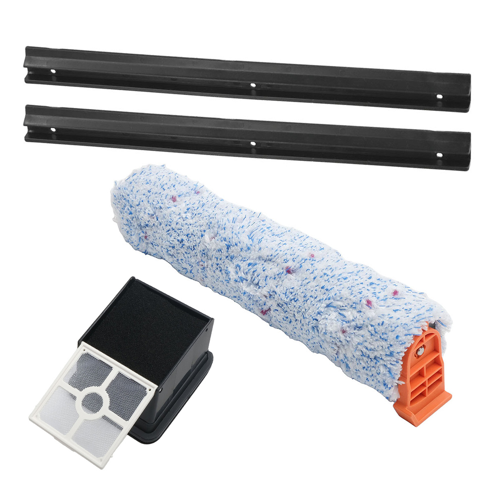Main Side Brush Filter Mop Cloth Rubber Scraper Kit For ILIFE For W90 Cordless Vacuum Cleaner Parts Consumables