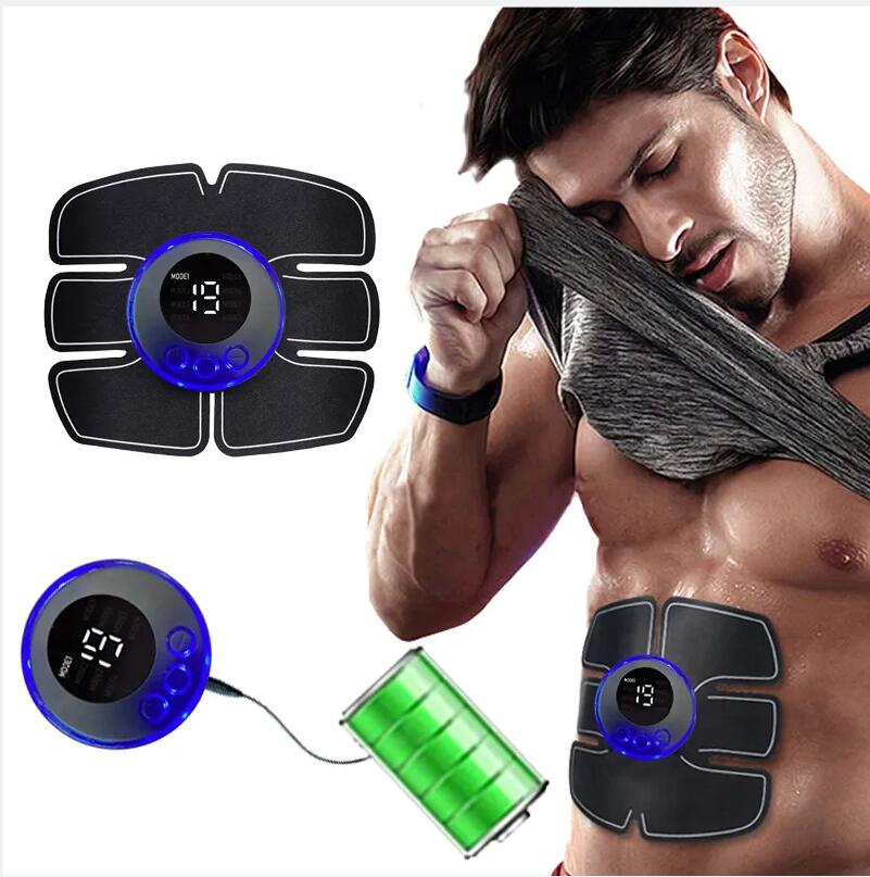 EMS Buikspierstimulator Fitness ABS Arm Training Patches Spieroefening Instrument USB Opladen Home Mannen