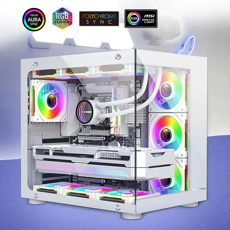 OEM PRISM 4 PRO Computergehäuselüfter 12 cm ARGB 4-poliger PWM-Leiser Lüfter 12 V großes Luftvolumen 45,2 CFM/600–1500 U/min