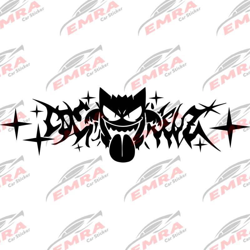 JDM 車のステッカー Cosmicwheelz ドリフトスタンスアニメステッカードリームビルドエスケープファイルガラス装飾ビニールデカール