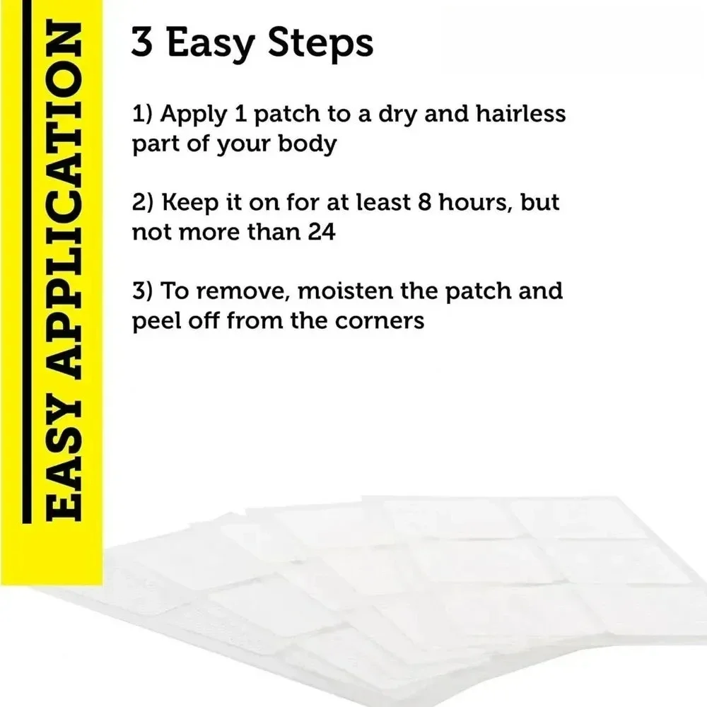 30 Patches GLP-1 Transdermal Patches Support for Women & Men, GLP1 Probiotic for Immune, Gut, Energy, Overall Health