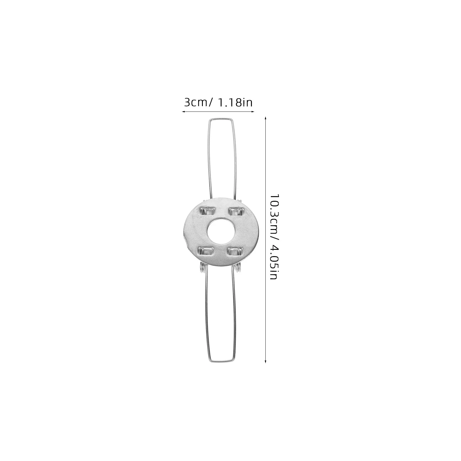 10 Stuks Lamp Houder Veerclip Vorm Gespen Beugel Adapter Lampenkap Klemmen Gegalvaniseerd Ijzer Diy Voor