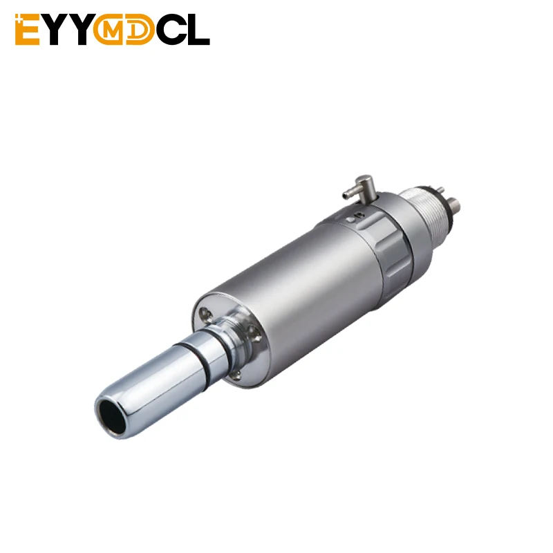 ทันตกรรมความเร็วต่ํา Handpiece สีฟ้า Contra มุมตรง Handpiece 2/4 รู Air มอเตอร์ Push ปุ่มภายนอกสเปรย์น้ําทันตกรรม