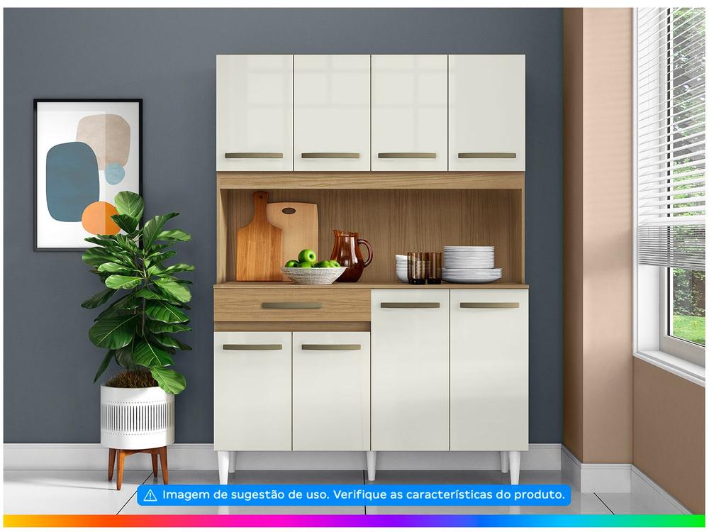 Cozinha Compacta Aramóveis Cleo 8 Portas