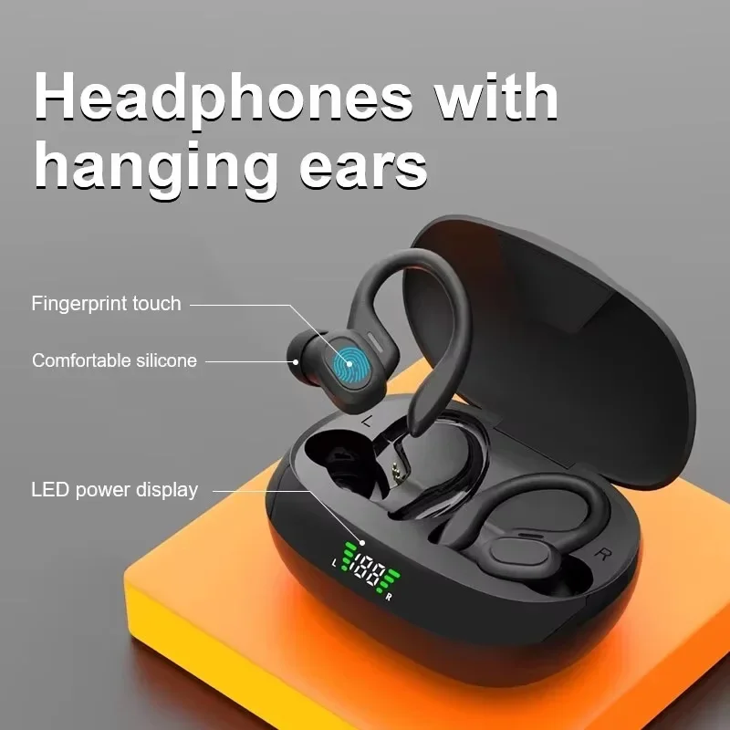 Original sem fio fones de ouvido ture sem fio gancho esportes alta fidelidade estéreo à prova dwaterproof água com microfone tws